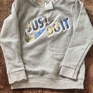 🌺Nike, Gray Kids Sweatshirt